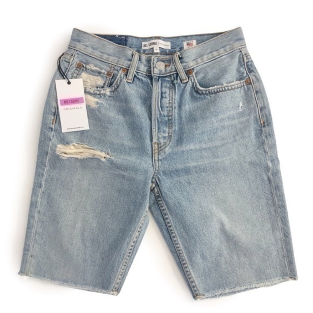 New with Tags Re/Done Denim Shorts